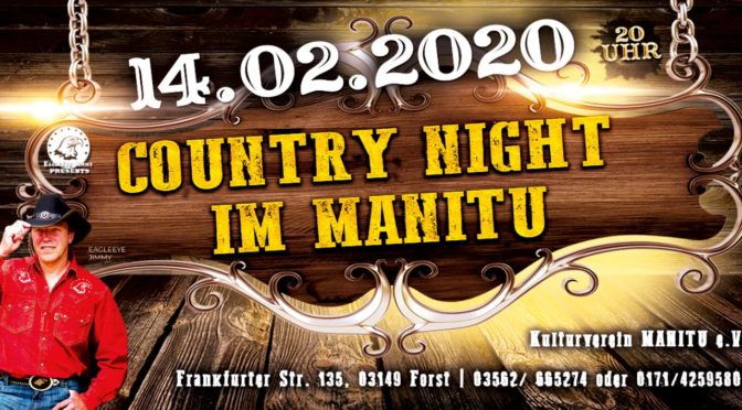 Country & Line Dance Night im MANITU