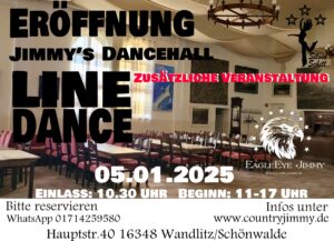 Eröffnung in Jimmy´s Dancehall