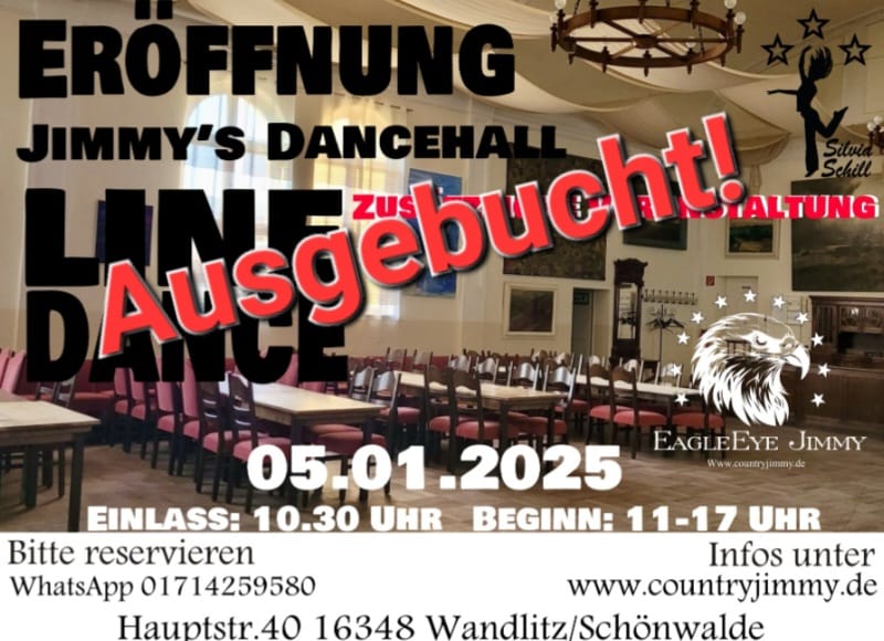 Eröffnung in Jimmy´s Dancehall