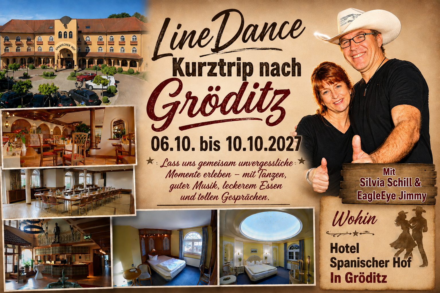 LineDance-Kurztrip nach Gröditz